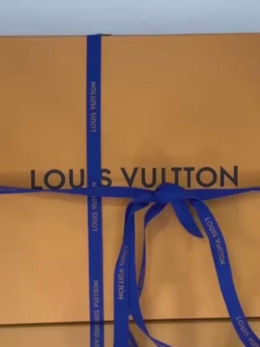 🧡 Louis Vuitton large box with ribbon